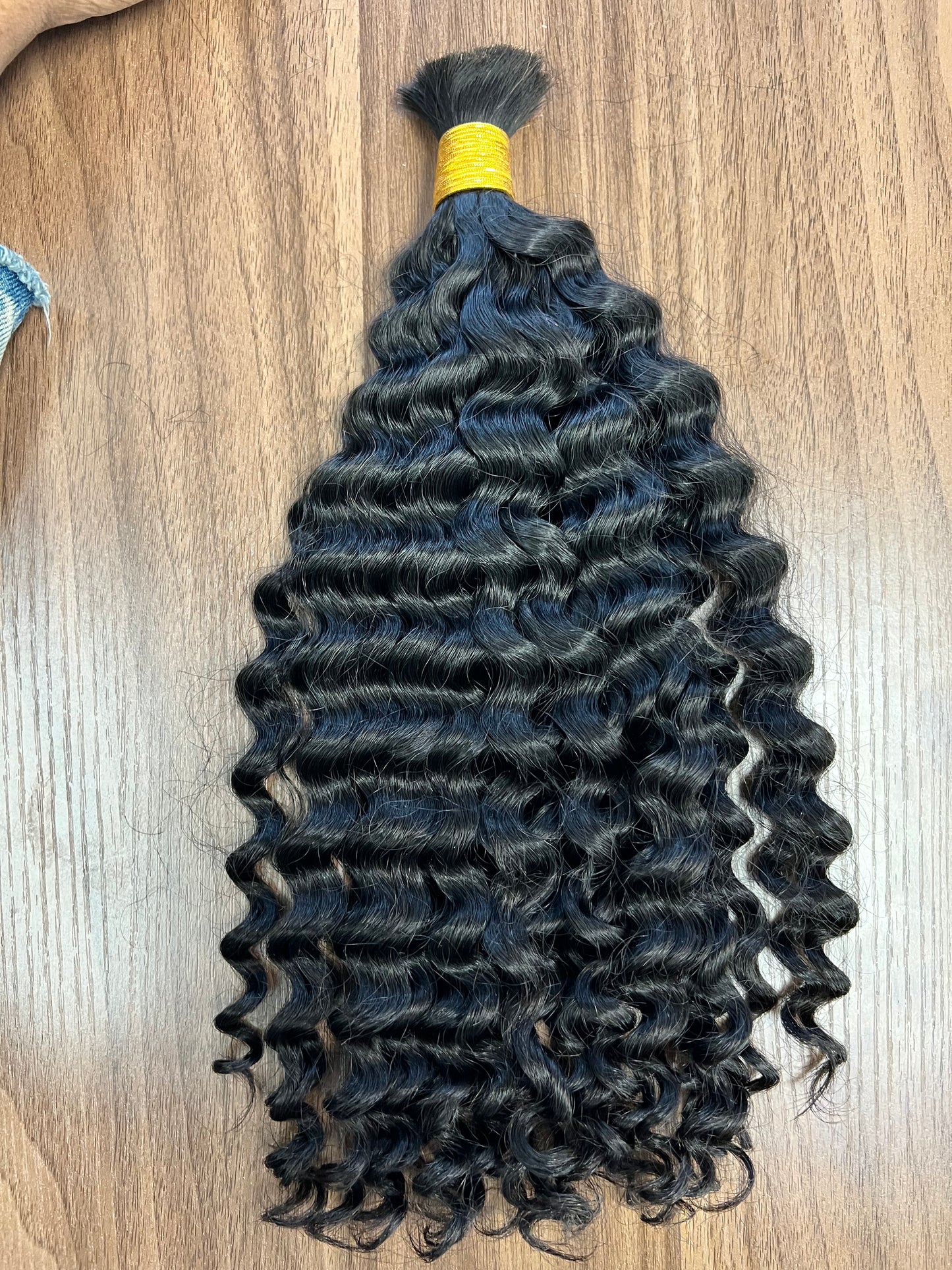 Double Drawn Burmese (water wave ) Human Braiding Hair